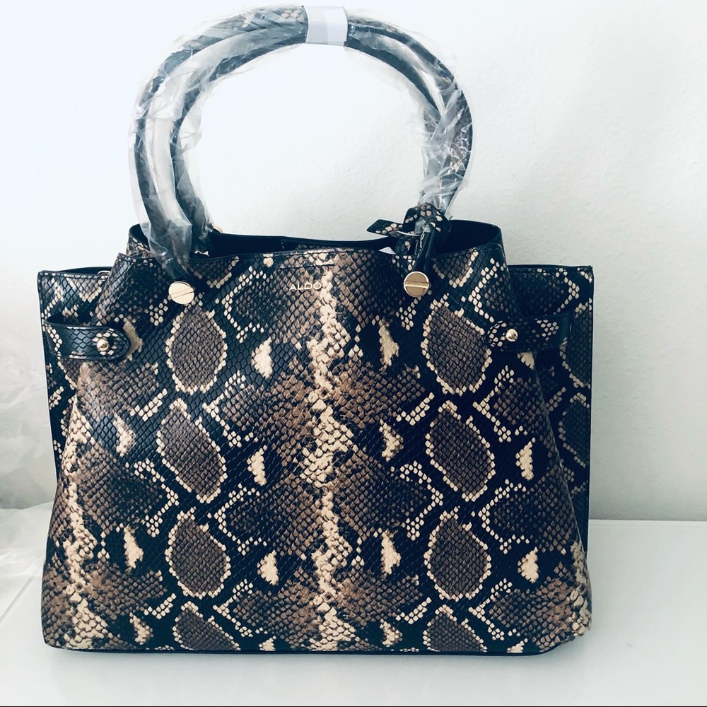 ALDO SNAKE PRINT BAG - Picture 2 of 7